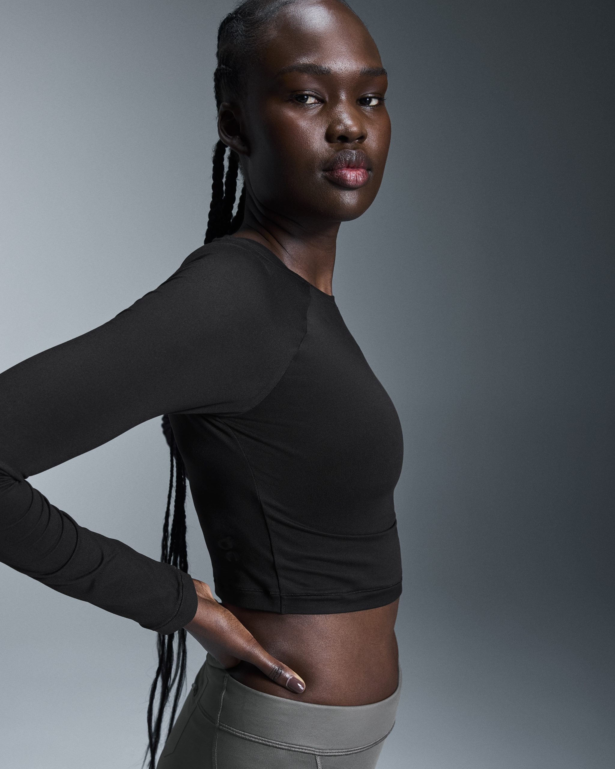 Women's Studio Long-T Crop - Image 5