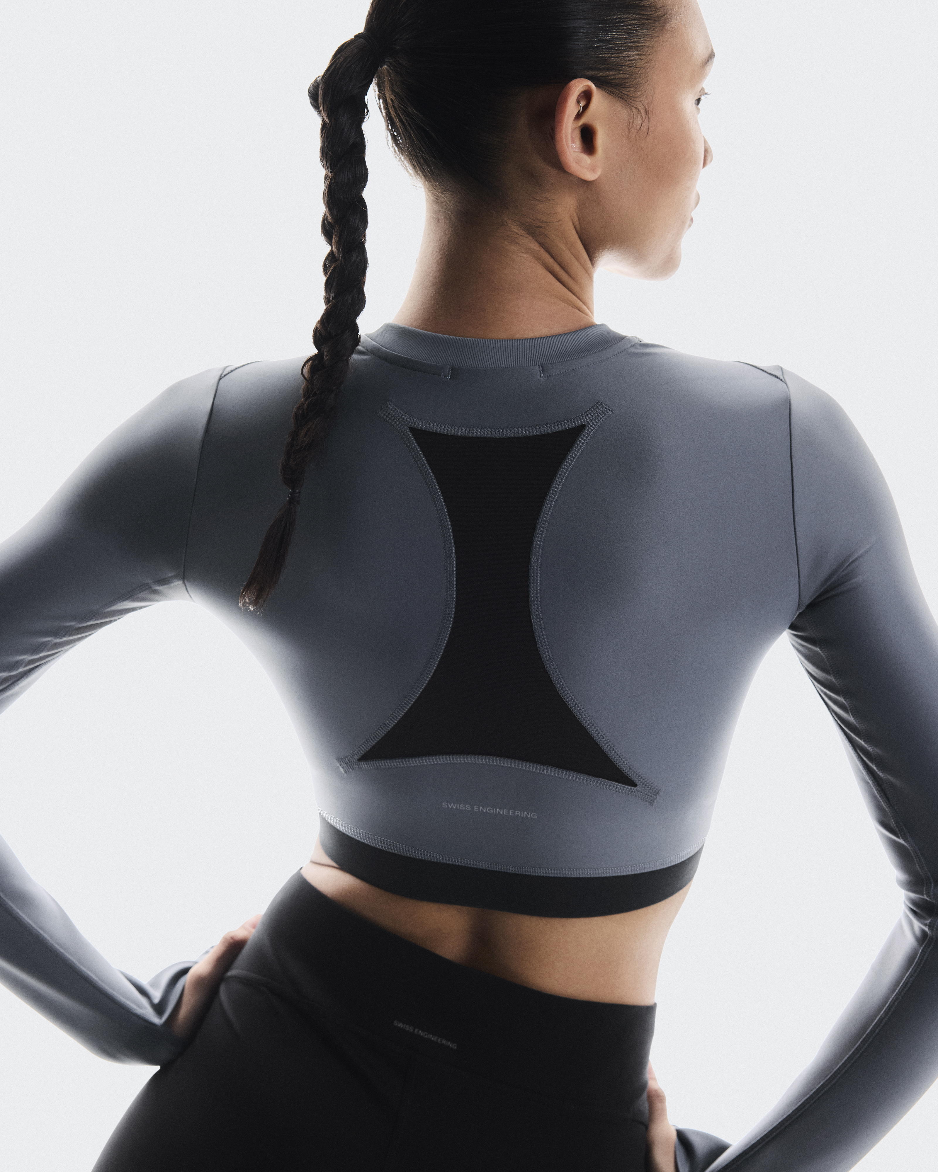 Women's Train Long Sleeve Crop - Image 5