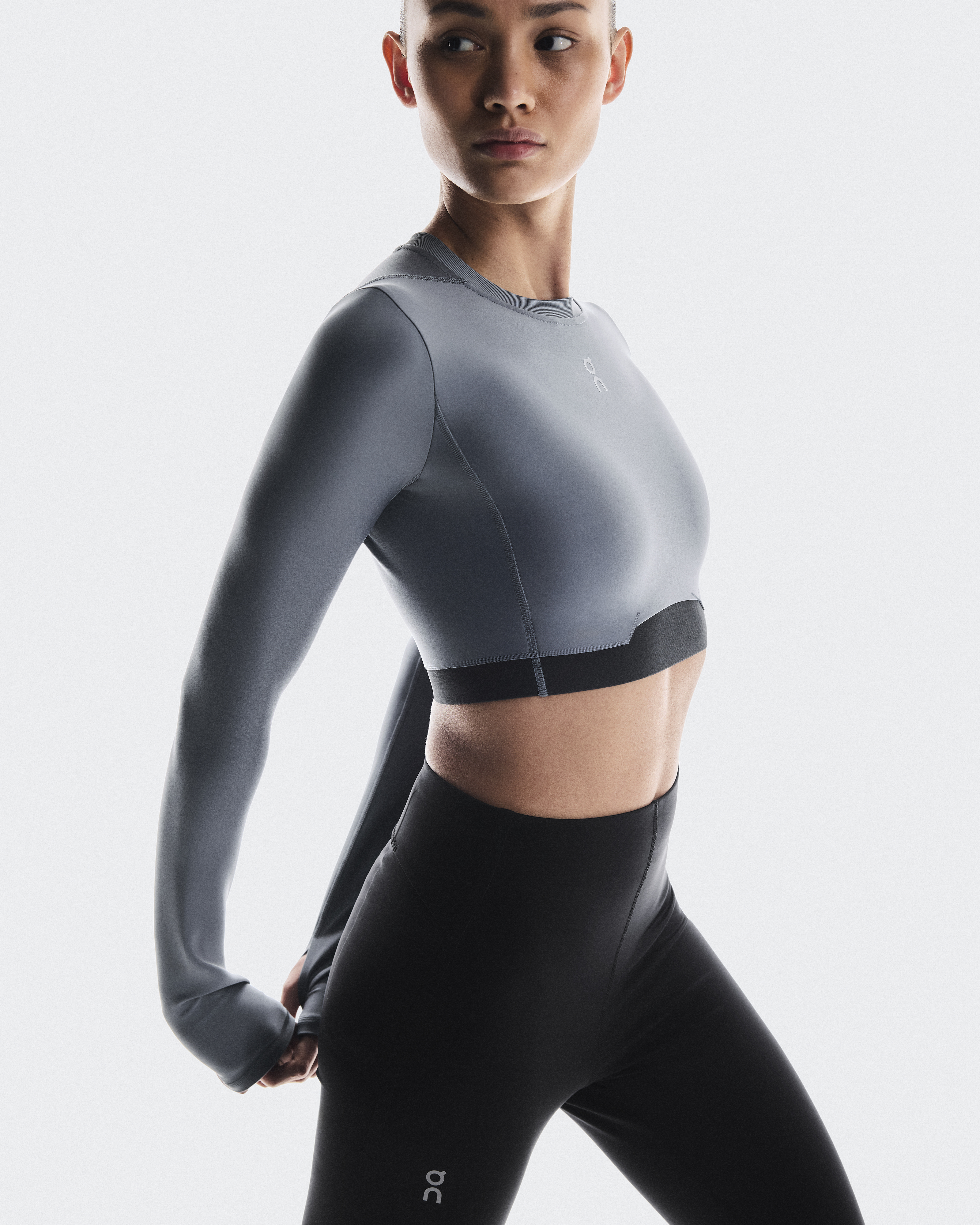 Women's Train Long Sleeve Crop - Image 4